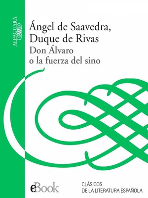 cover image of Don Álvaro o la fuerza del sino 